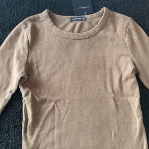 Brown Thermal Long Sleeve Brandy Melville